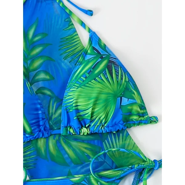 Bikini 3 pièces avec gilet manches longues séparé