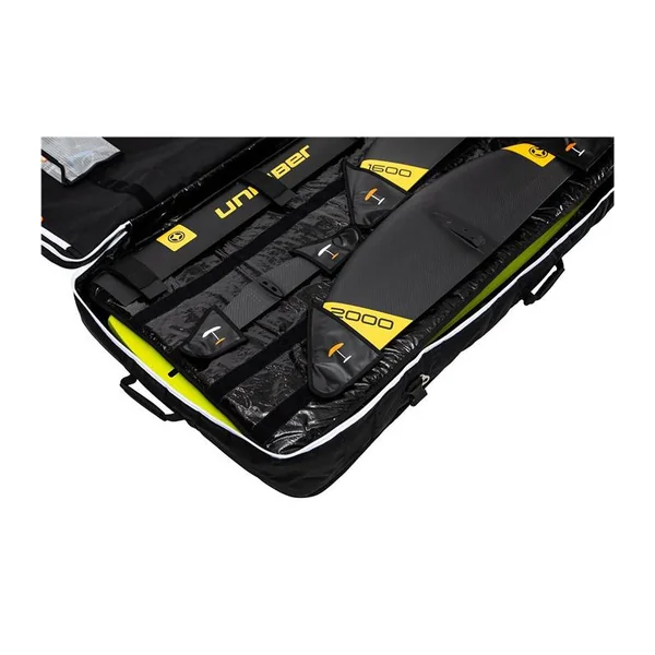 Boardbag wingfoil UNIFIBER Blackline - Transport sécurisé wingfoil