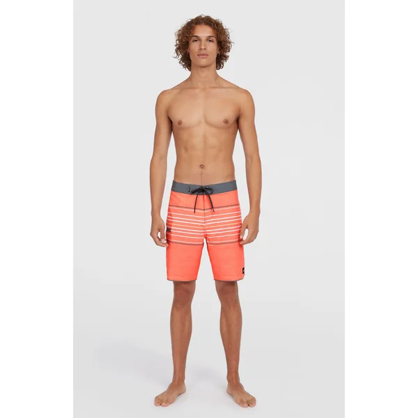 Boardshort Hyperfreak Heat Stripe Scallop 18 | Peach Echo Heat Stripe