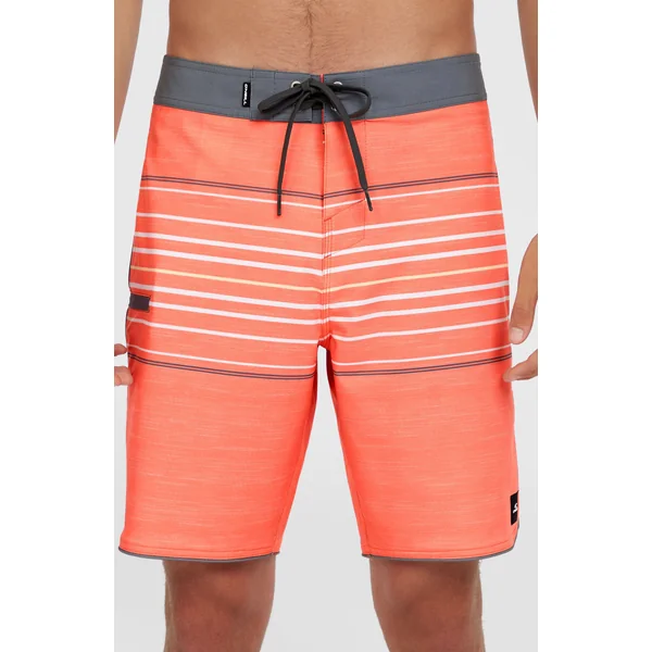 Boardshort Hyperfreak Heat Stripe Scallop 18 | Peach Echo Heat Stripe