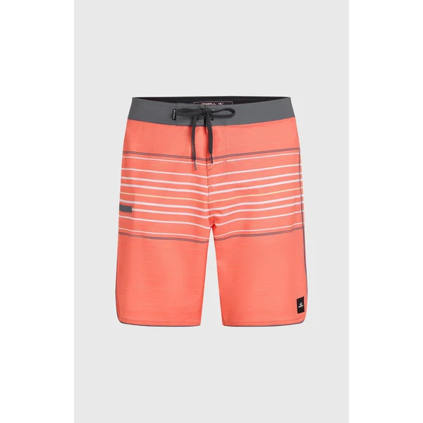 Boardshort Hyperfreak Heat Stripe Scallop 18 | Peach Echo Heat Stripe