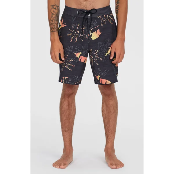 Boardshort Hyperfreak Mysto Scallop 19 | Black Mysto Scallop
