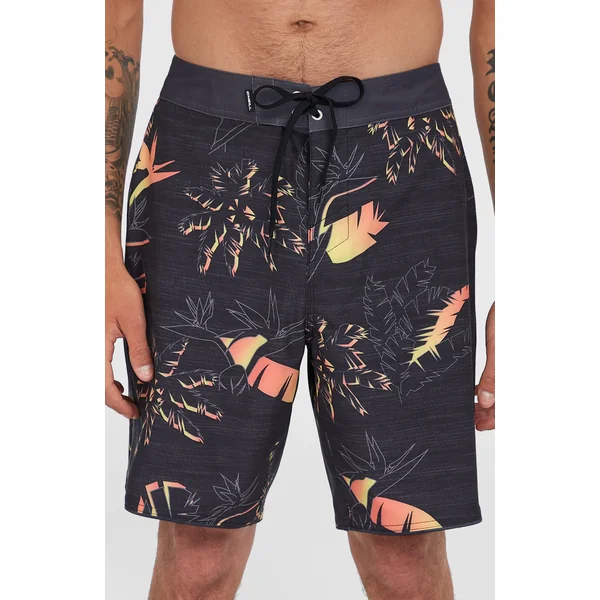 Boardshort Hyperfreak Mysto Scallop 19 | Black Mysto Scallop