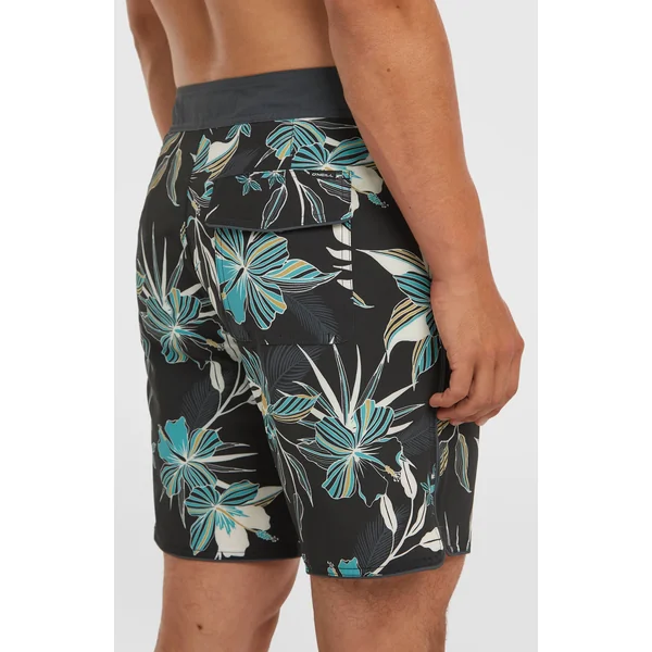Boardshort Hyperfreak Mysto Scallop 19 | Black Mysto Scallop