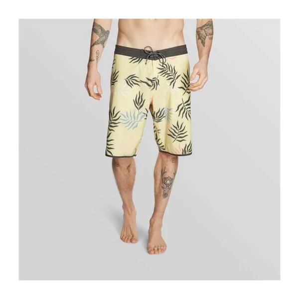 Boardshort MYSTIC Leaf Movement Pastel Yellow