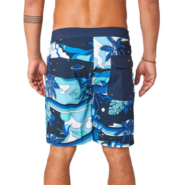 BOARDSHORT RIPCURL MIRAGE POSTCARDS BLEU MARINE