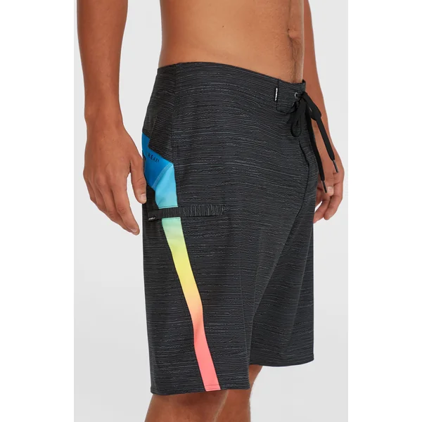 Boardshort Superfreak Mysto 20 | Black Multi Colour Panel