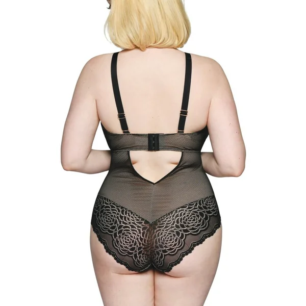 Body dentelle stretch sans armatures
