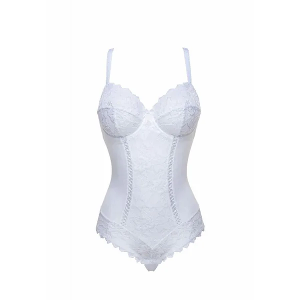 Body en dentelle Blanc