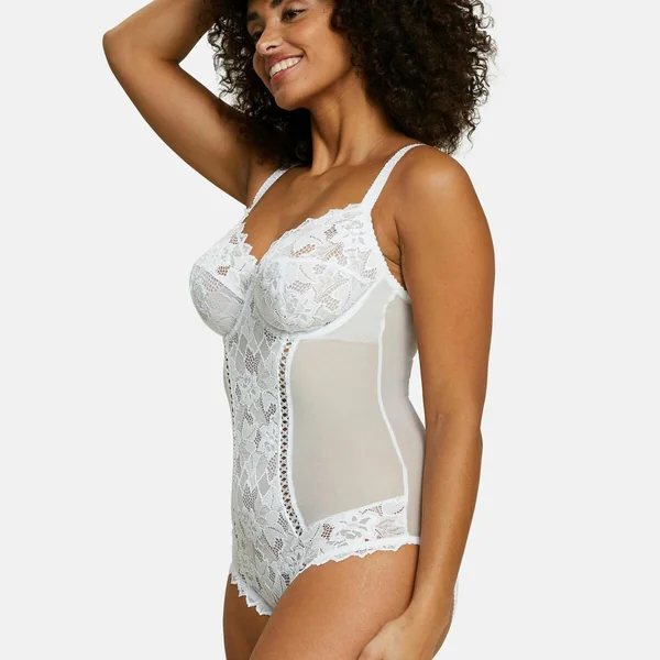 Body en dentelle Blanc