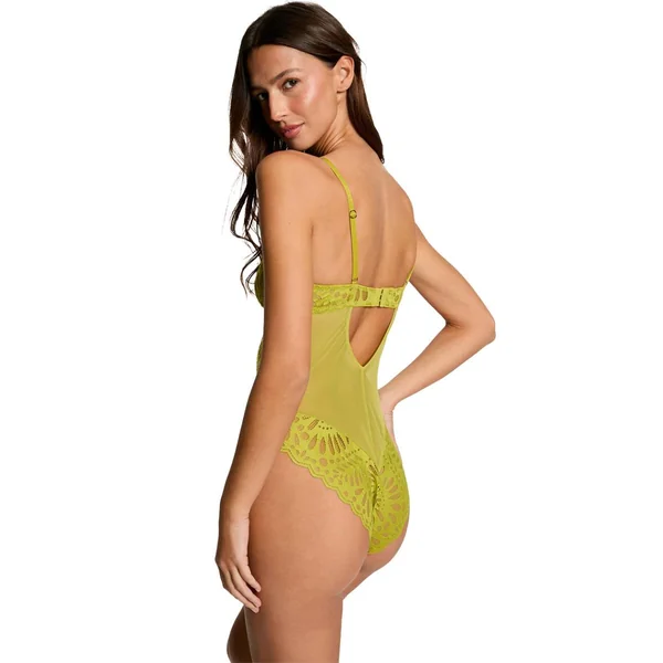 Body Slip vert Amelie Morgan Lingerie