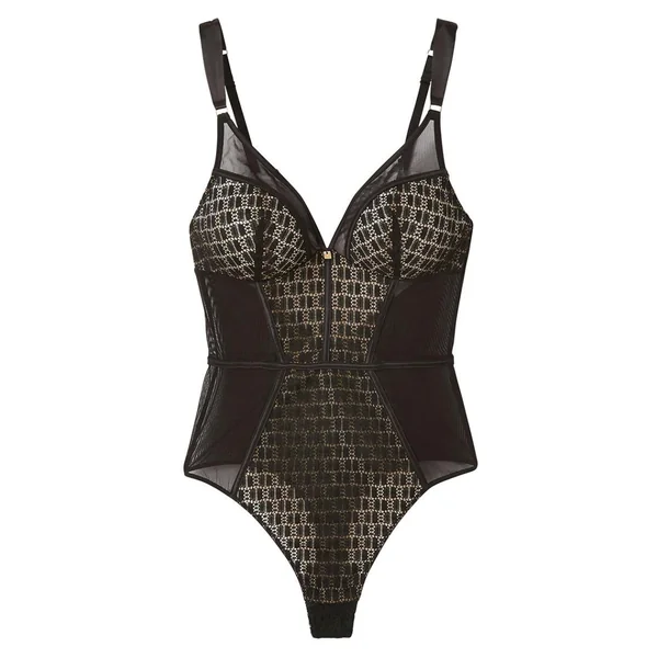 Body tanga noir Merveilleux Camille Cerf x Pomm Poire