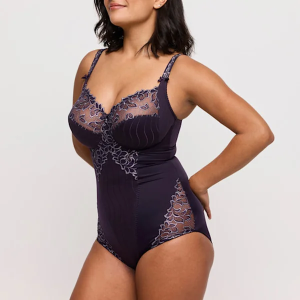 body à bonnets emboîtants Amethyst Gem violet Prima Donna Deauville