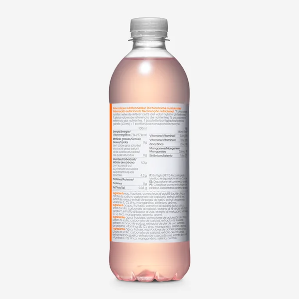 Boisson enrichie en vitamines pêche, Antioxidant 500ml