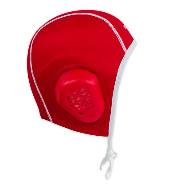 Bonnet water polo wp900 adulte rouge