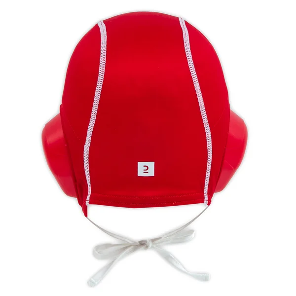 Bonnet water polo wp900 adulte rouge