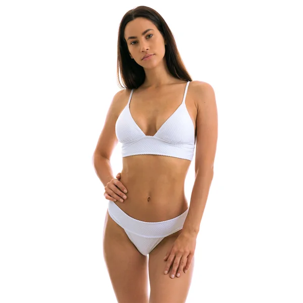 Bottom Cloque Branco Tri Cos