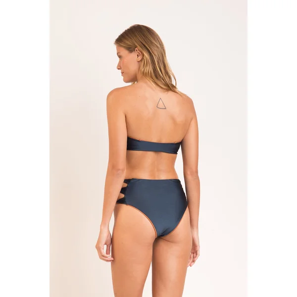 Bottom Nocciola High-Waist-Spin
