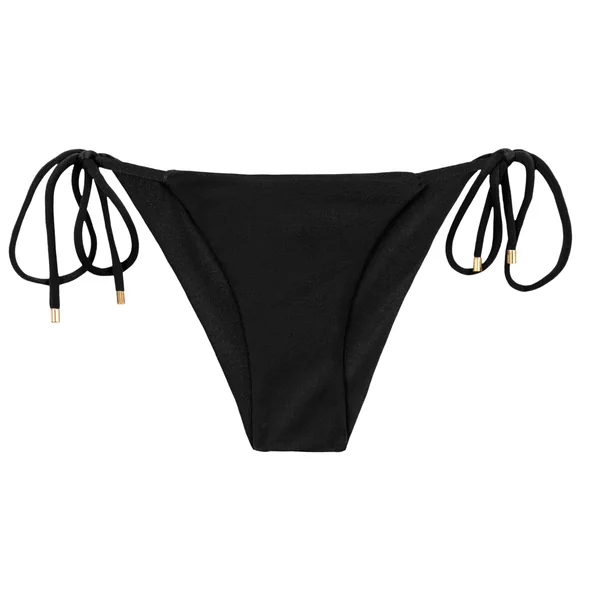 Bottom Shimmer-Black Cheeky-Tie