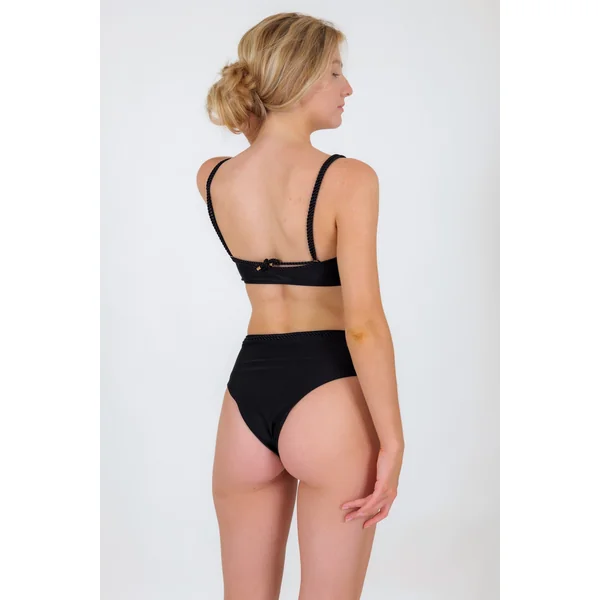Bottom Shimmer-Black Hotpants