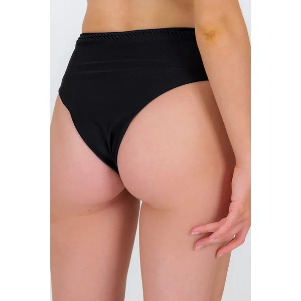 Bottom Shimmer-Black Hotpants