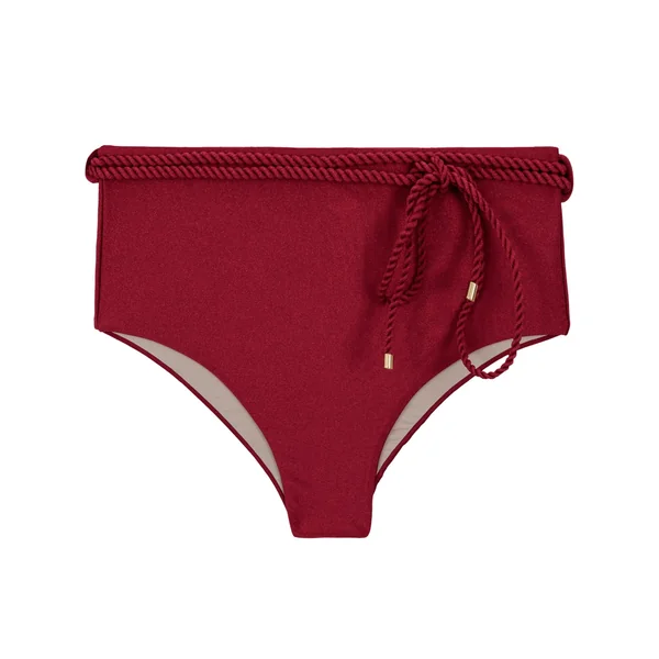 Bottom Shimmer-Divino Belted-High-Waist