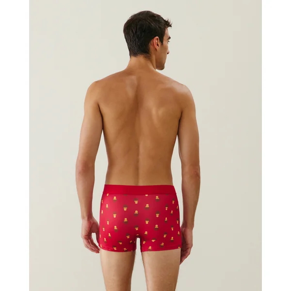 Boxer en microfibre motifs biscuits