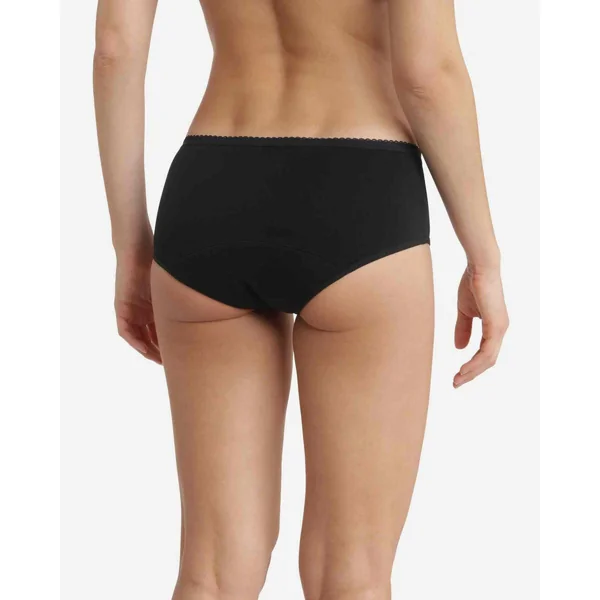 Boxer menstruel bio flux moyen Noir