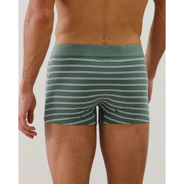 Boxer à rayures en coton