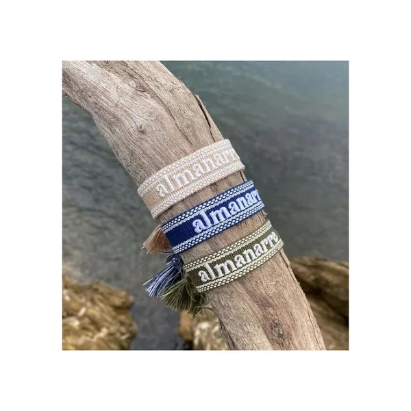 Bracelet ALMANARRE CLOTHING Beige - Accessoire surfwear authentique