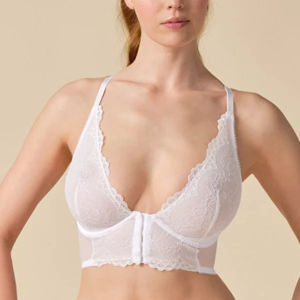 Bralette avec armatures blanche