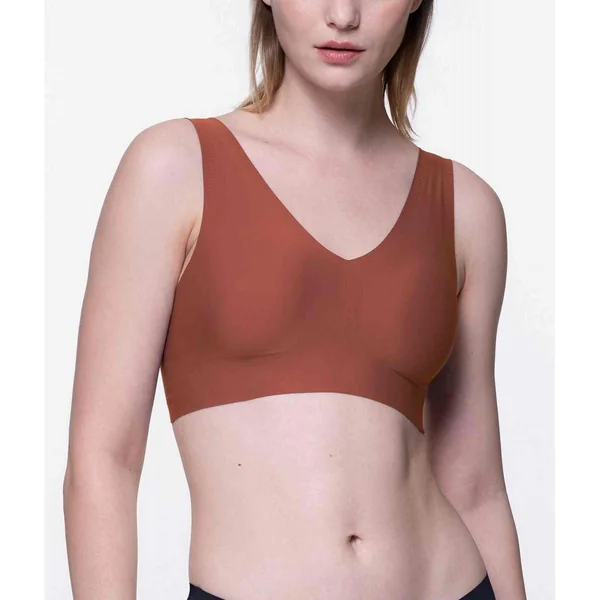 Bralette à coques fines sans armatures Bretelles Larges