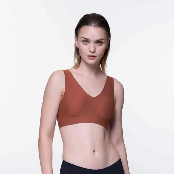 Bralette à coques fines sans armatures Bretelles Larges