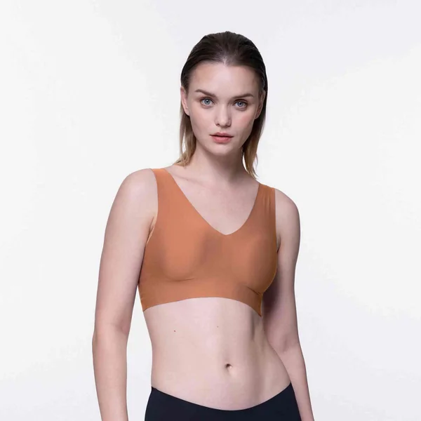 Bralette à coques fines sans armatures Bretelles Larges