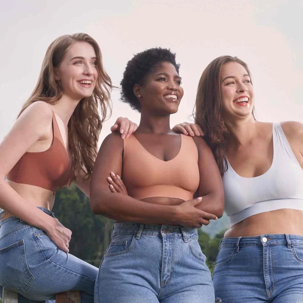 Bralette à coques fines sans armatures Bretelles Larges