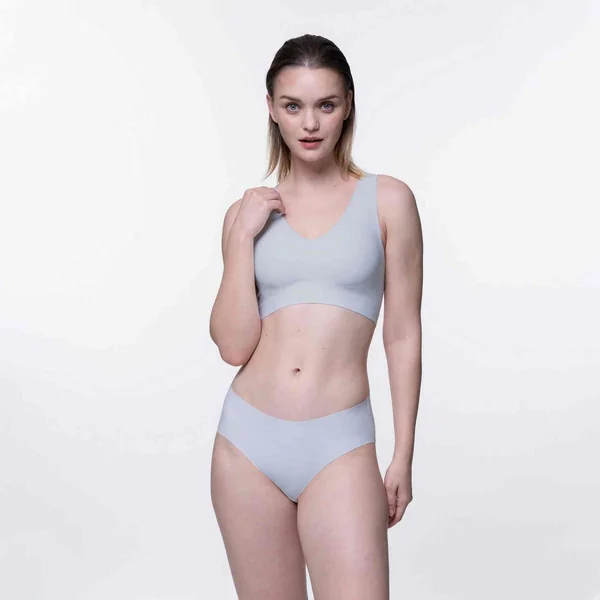 Bralette à coques fines sans armatures Bretelles Larges