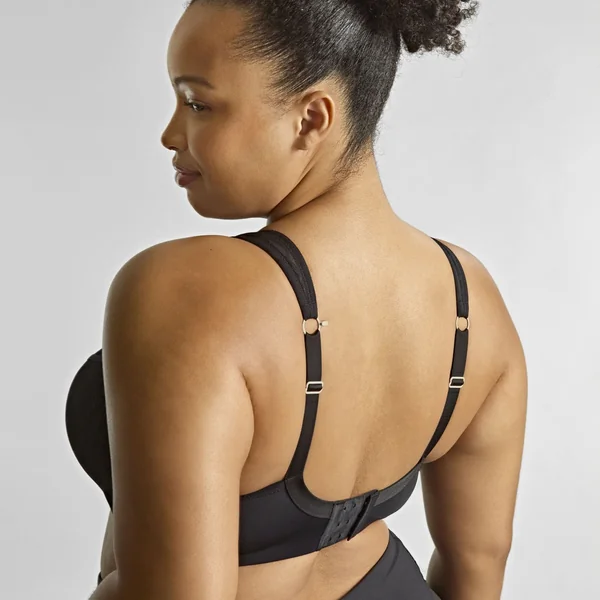Brassière de sport non rembourrée - Black Chalk noir Sculptresse