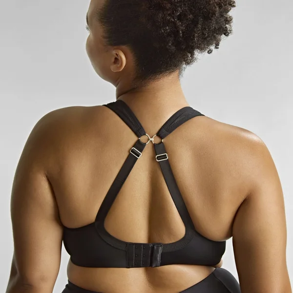 Brassière de sport non rembourrée - Black Chalk noir Sculptresse