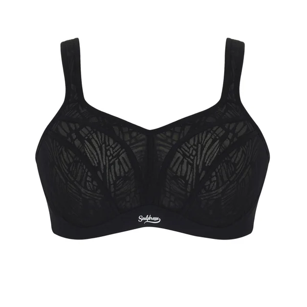 Brassière de sport non rembourrée - Black Chalk noir Sculptresse