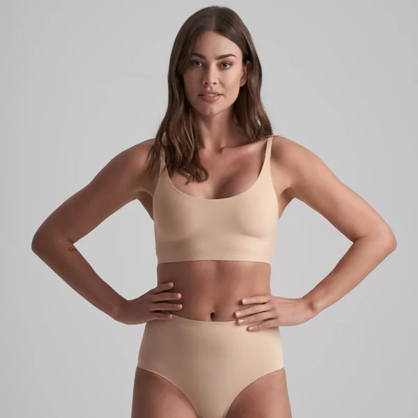 Brassière sans armatures invisible