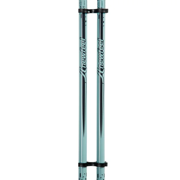 BTONS DE MARCHE NORDIQUE TÉLÉSCOPIQUE ALUMINIUM NW P120 NOIR / VERT DE GRIS