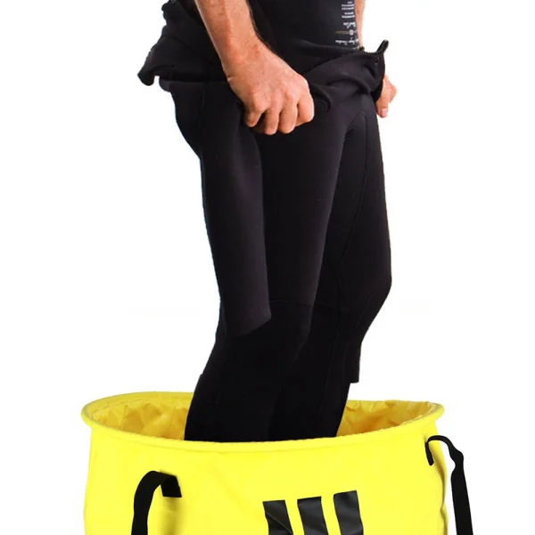 Bucket étanche à combinaison jaune HOWZIT