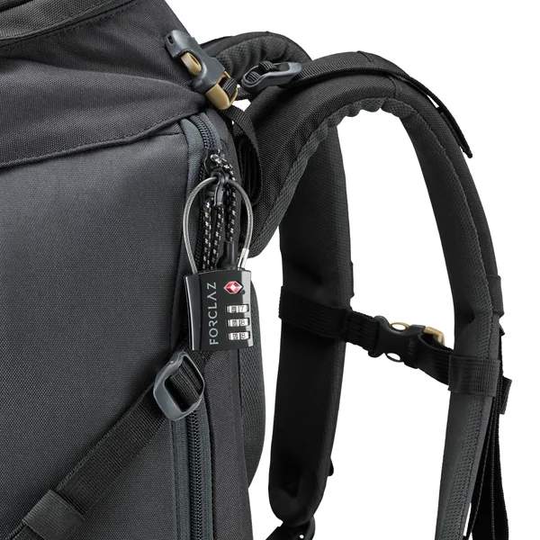 Cadenas à code de voyage câble, Travel TSA noir
