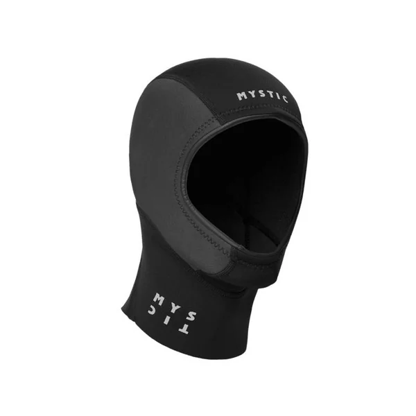 Cagoule néoprène MYSTIC Ease Hood 2mm Black - Protection mi-saison glisse