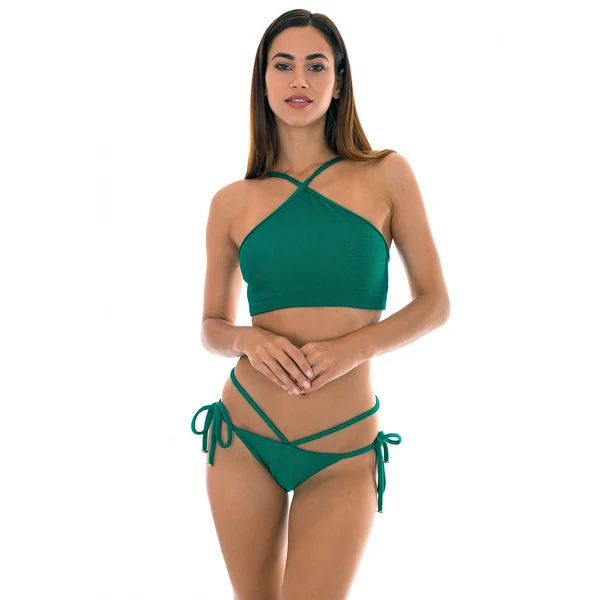 Calcinha Duna Green Cropped Neck