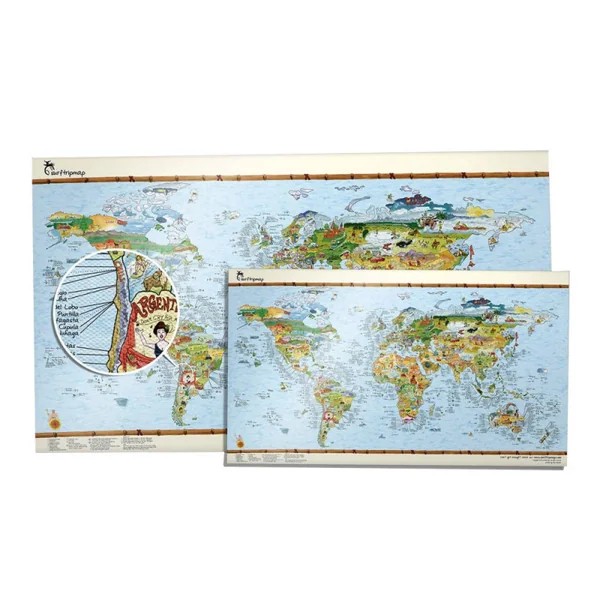 CARTE DU MONDE SURF TRIP MAP