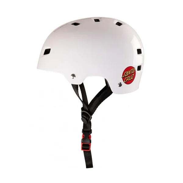 Casque BULLET x SANTA CRUZ Slasher Youth 49-54cm Gloss White OSFA