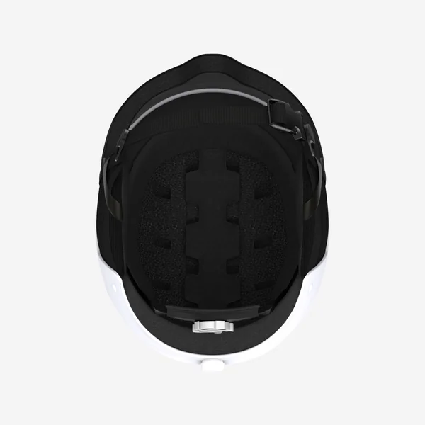 Casque de ski avec visière adulte, PST 150 blanc