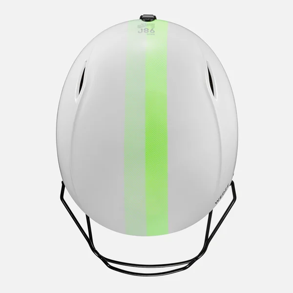 Casque de ski club compétition FIS enfant avec mentonnière - Blanc