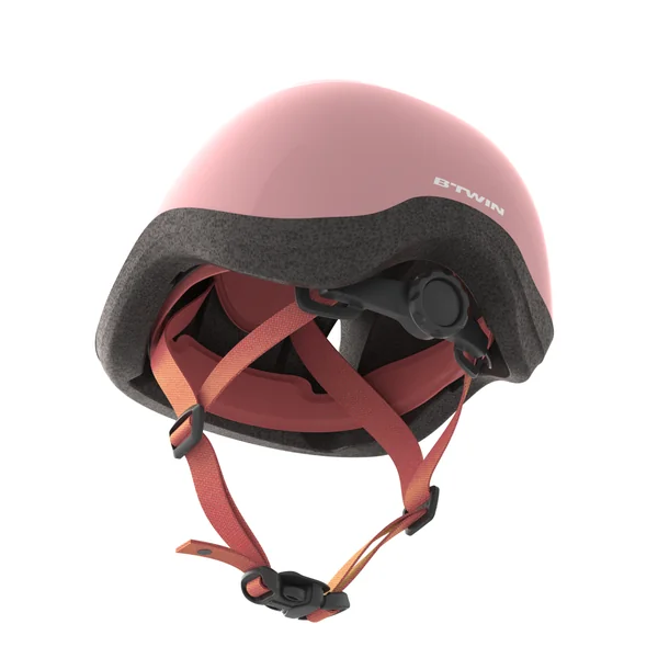 Casque velo bebe 500 rose